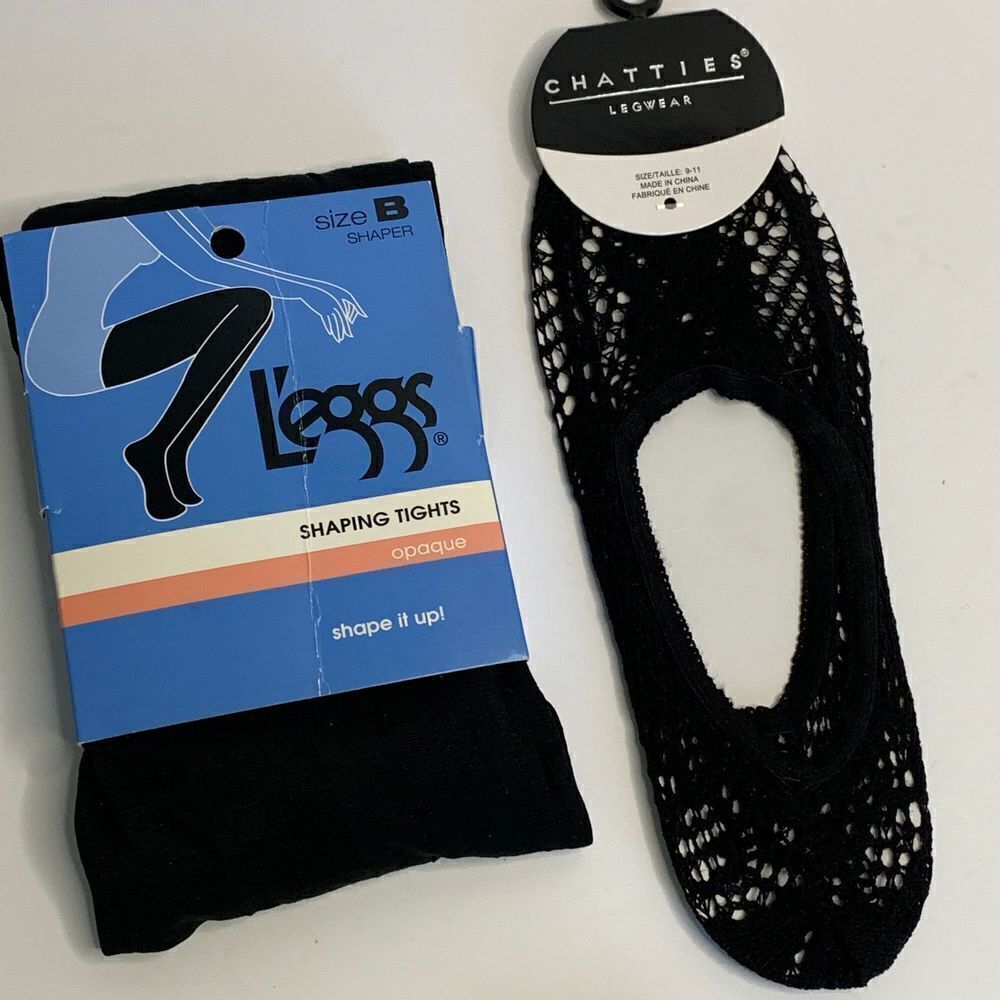 L’eggs & Chatties Black Hosiery